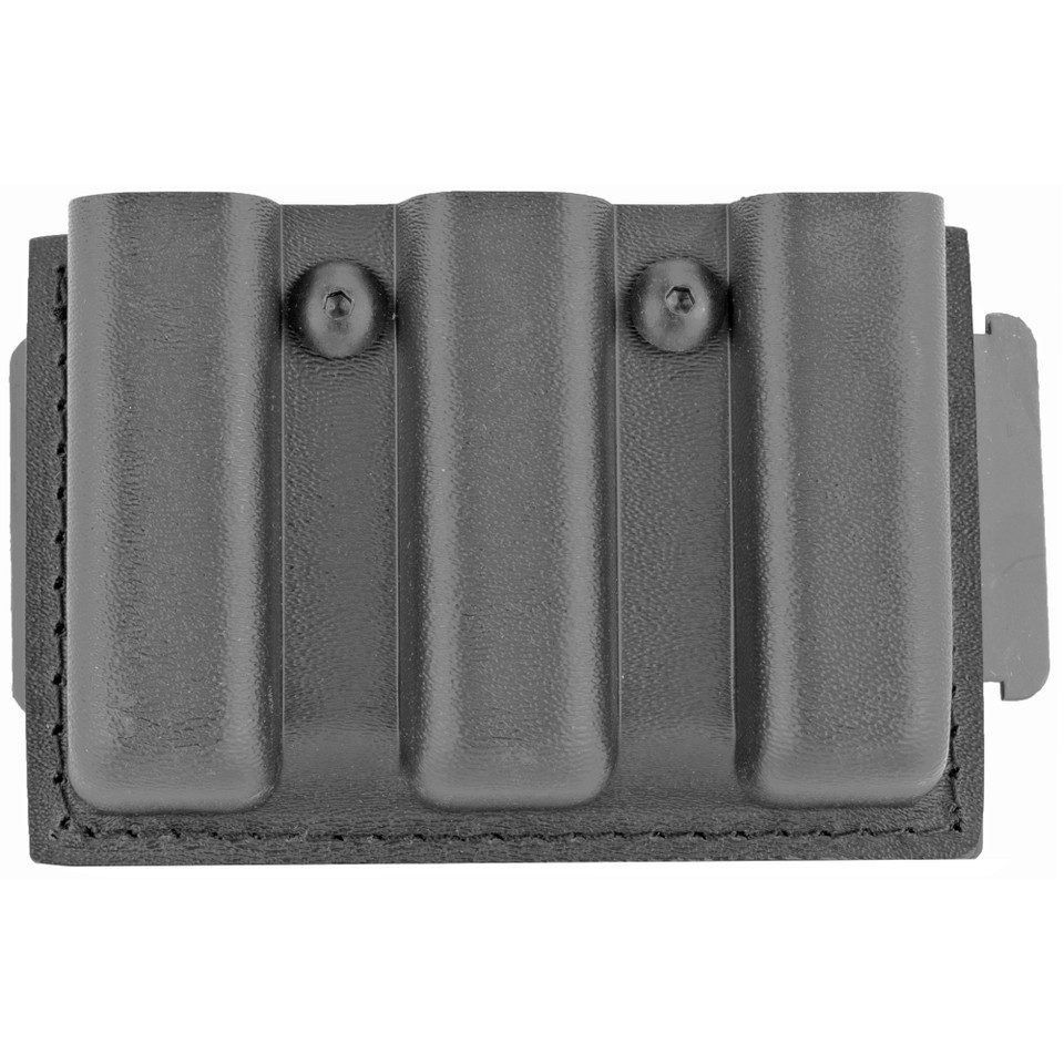 Safariland Model 775 Slimline Triple Mag Pouch for Glock 17, Tactical Black.