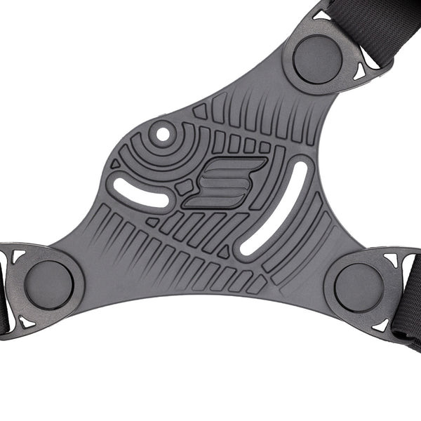 The Safariland Chest Rig (SCR) is a durable, adaptive chest-mounted platform for 6TS and 7TS holsters, featuring a quick-attach buckle and three-strap securement. Available now at Terran Gear USA.