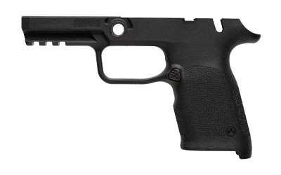 Image of MAGPUL EHG SG9 COMP FRME W/SAFETY BLACK with Magpul Industries EHG SG9 Frame
 Compact Grip Module, Fits Sig Sauer P320 Compact with Safety, Matte Finish, Black MAG1431BLK., ideal for various uses.