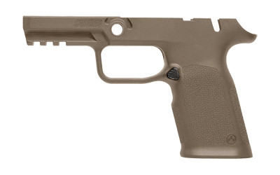 Image of MAGPUL EHG SG9FULL SIZE FRAME W/SAFETY FDE with Magpul Industries EHG SG9 Frame
 Full Size Grip Module, Fits Sig Sauer P320 with Safety, Matte Finish, FDE MAG1395FDE., ideal for various uses.