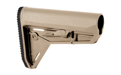 Image of MAGPUL MOE SLIM LINE CARBINE STOCK MIL-SPEC FDE with Magpul Industries MOE SL Carbine Stock
 Fits AR-15, Mil-Spec, Flat Dark Earth MAG347-FDE., ideal for various uses.