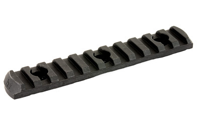 Image of MAGPUL M-LOK POLYMER RAIL SECTION 11 SLOTS with Magpul Industries M-LOK Rail Section
 Fits M-LOK Hand Guard, 11 Slots, Black MAG593-BLK., ideal for various uses.