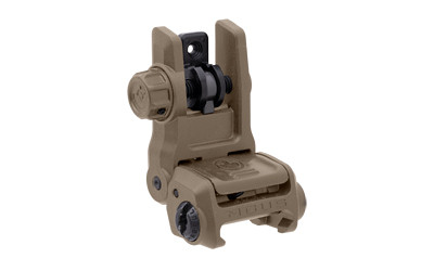 Image of MAGPUL MBUS 3 REAR SIGHT FDE with Magpul Industries MBUS 3 Back-Up Rear Sight
 Rapid-Select Rear Aperture System, Ambidextrous Push-Button Deployment, Fits Picatinny Rails, Flat Dark Earth MAG1167-FDE., ideal for various uses.