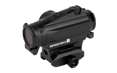 Image of SIG ROMEO4T-PRO RED DOT BLK with Sig Sauer ROMEO 4T-PRO
  Red Dot, 1X, 20mm Objective, Ballistic Circle Dot Reticle, 0.5 MOA Adjustment, Matte Finish, Black SOR44101., ideal for various uses.