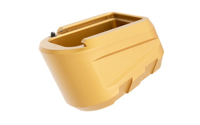 Image of Tyrant CNC P365 X-MACRO Mag Extension +3 - Gold with Tyrant CNC Mag Extension
  +3, For Sig Sauer P365 X-Macro, Matte Finish, Gold TD-P365MAGEX-GOLD., ideal for various uses.