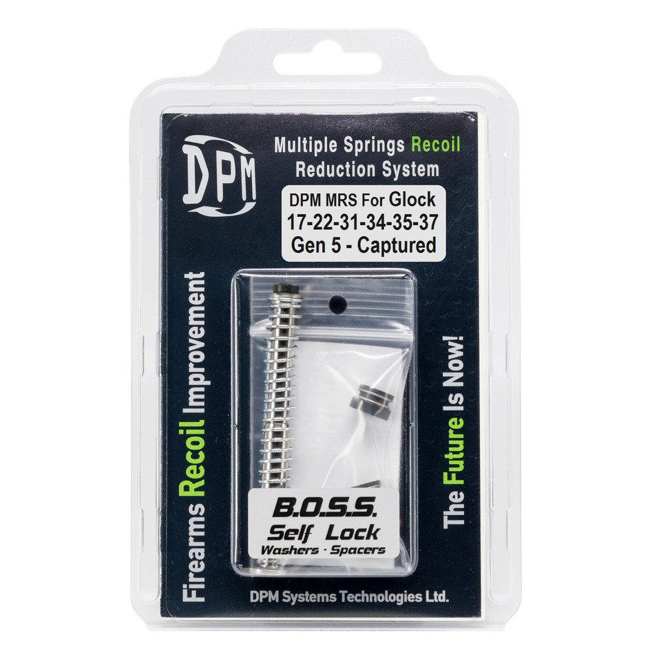 The system works due to the multi spring intricate rod (3 springs) and controls the functionality of the pistol and replace the stock recoil with out to change the configuration of the pistol. The longer Washer vs shorter offers heavy vs. lighter buffer effects.