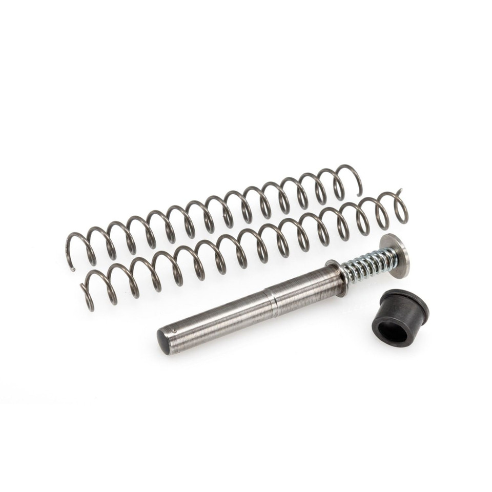 DPM Mechanical Recoil System for Glock 26/27/28/33/39 (Gen 1–5) with B.O.S.S. slide extension. Fine-tune recoil, reduce impact, lifetime warranty included.