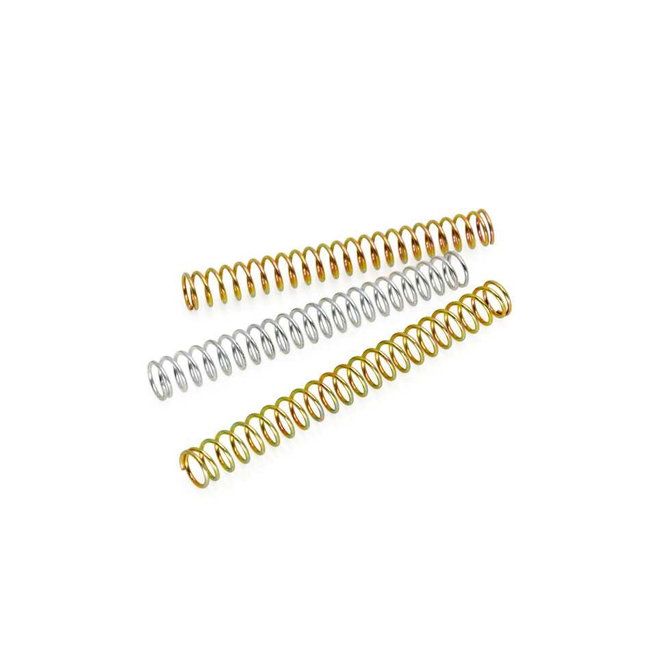 DPM Firing Pin Springs for Glock 17 & 19 (All Gens) – Includes 5lb, 6lb, and 7lb springs. Tune your Glock trigger pull for performance, competition, or reliability.