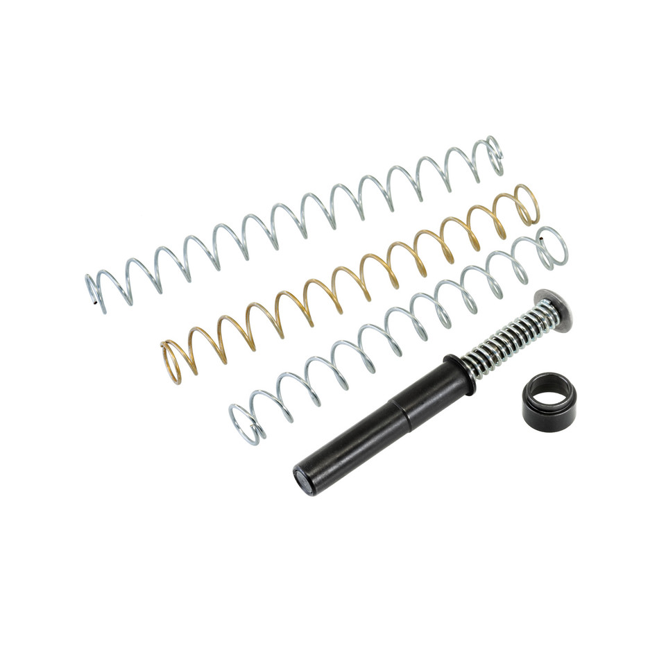 Upgrade your SIG P320 M18 California or P320 X Carry Spectre with the DPM Mechanical Recoil Reduction System. Improve recoil control, accuracy, cycling reliability, and slide protection with this multi spring guide rod upgrade.