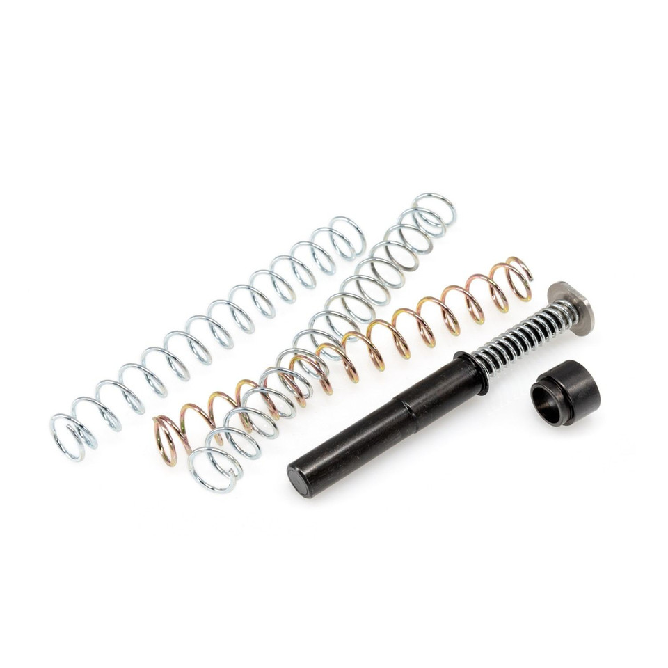 DPM Mechanical Recoil Reduction System for SIG P320 XCarry Legion & Spectre Comp (4.6”) drop-in guide rod replacement with tunable springs to reduce recoil, protect slide/frame, and improve follow-up speed. Lifetime warranty.