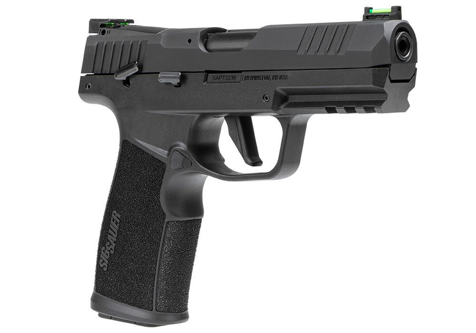 Shop the SIG Sauer P322 California Compliant pistol at Terran Gear USA. Optic-ready, modular triggers, fiber optics, and CA-legal features make this .22LR a top choice for training and plinking.