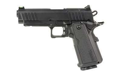 Image of TISAS 1911 CARRY 9MM 4.25" 17RD Black with Tisas USA Carry B9R Double Stack
 Single Action, Semi-automatic, Steel Frame Pistol, Carry Size, 9MM, 4.25" Bull Barrel, Cerakote Finish, Black, Rail, Fiber Optic Front and Low Profile Combat Rear Sig...