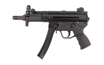 Image of MAC 5K PISTOL 9MM 5.8" 30RD Black with Military Arms Corporation MAC 5K
 Semi-automatic Pistol, 9MM, 5.8" Threaded/Tri Lug Barrel, Matte Finish, Black, 30 Rounds, 2 Magazines, Includes Sling, Flash Hider, and Cleaning Kit 12750005., ideal for ...