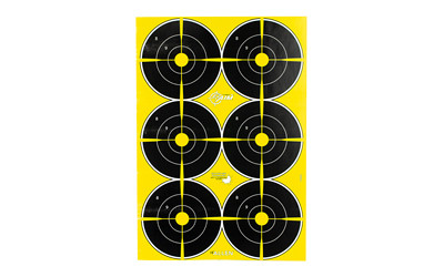 Image of ALLEN EZ AIM 12"X18" BULLSEYE 8PK with SKU: ALN15355
  The EZ Aim Non-Adhesive Paper Splash Shooting Targets feature high contrast colors and bright inks for easier visibility down range, providing you the tools needed to sharpen your skills. ...