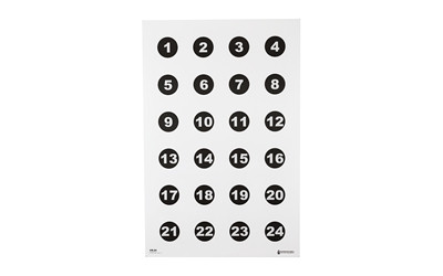 Image of ACTION TARGET 24 3" NUMBER CIRCLES 100PK with SKU: ACTVB-24-100
  Action Target provides unique solutions to the commercial range owner, as well as to law enforcement and military organizations. Whether you're sighting in a rifle, conducting law...
