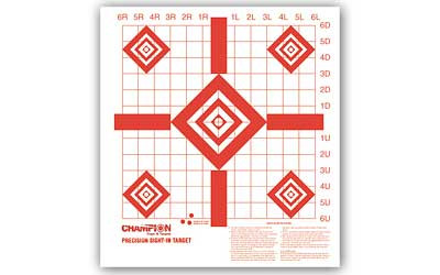 Image of CHAMPION RF PRECISION SIGHT-IN TARGET 10/PK with SKU: OUT47388
  Looking for a great shooting experience? You've come to the right place. For the best in interactive targets, the experts at Champion® have all your needs covered. From paper to ...