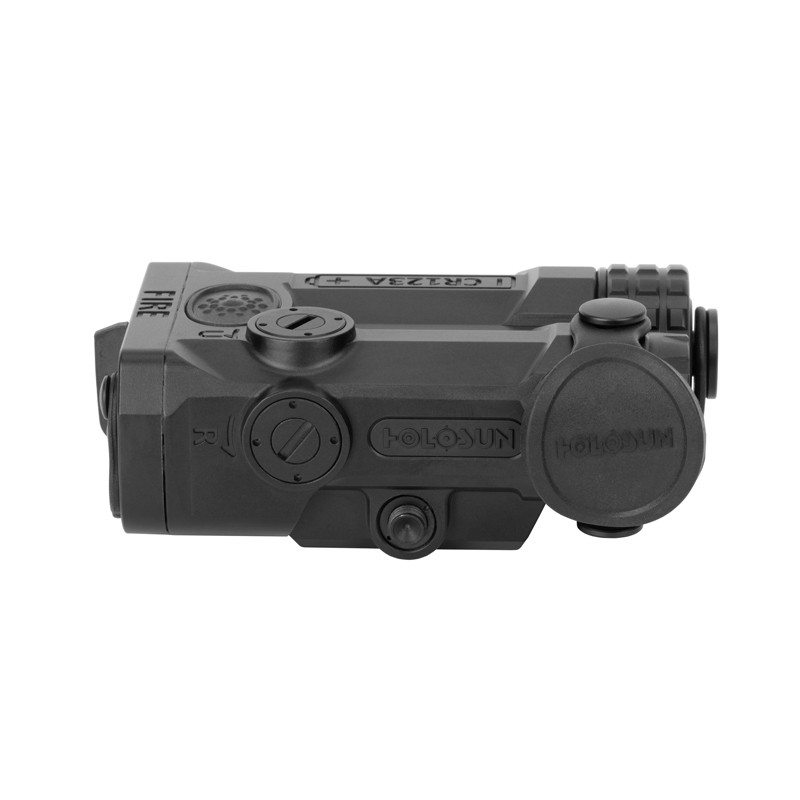 IRIS 2 Dual Laser Device – Red from Terran Gear USA features a green visible laser + Class 1 IR pointer, 45% lighter housing, and ambidextrous controls. IPX8 rated.