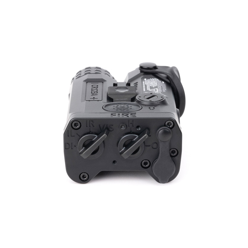 IRIS-3 by Terran Gear – Lightweight 3-function laser/illuminator with 60mW IR VCSEL, red VIS laser, and IR pointer. Perfect for night vision and tactical use.