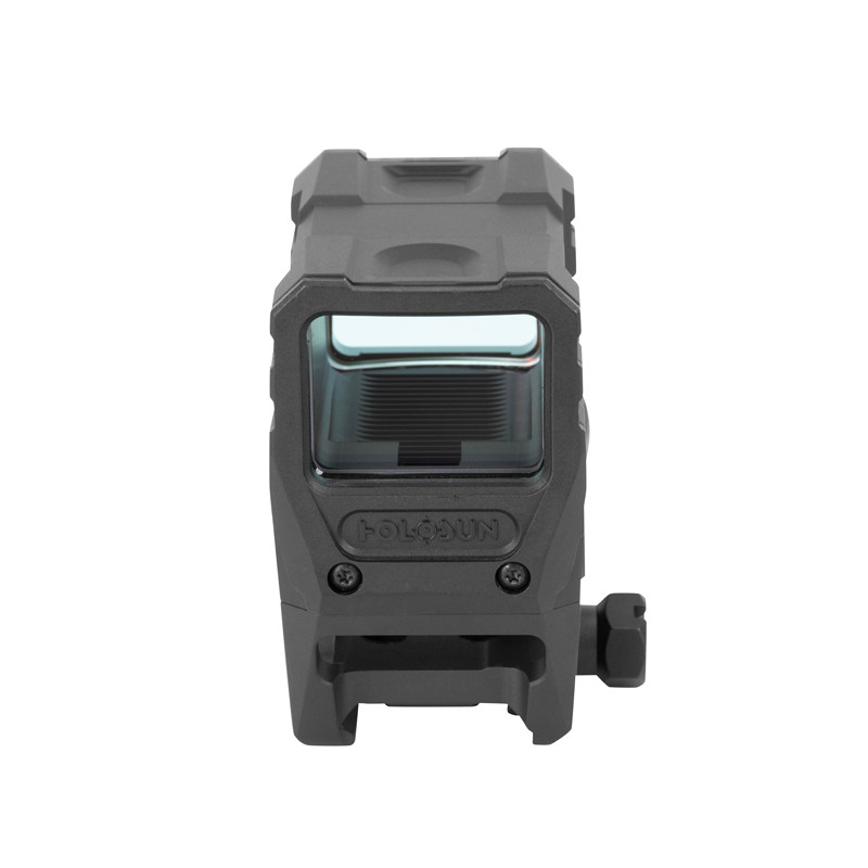 Holosun AEMS CORE X2 features a 2 MOA gold dot, Shake Awake™, and an improved optical system that reduces parallax by 50%. Built with 7075 aluminum and a four-post co-witness mount.