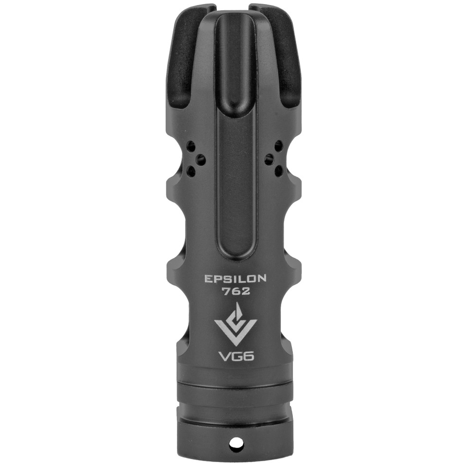 Image of Aero Precision Epsilon 762, Muzzle Brake, 308 Win/7.62MM, Black, 5/8X24 APVG100021A with SKU: APVG100021A
  The VG6 Precision EPSILON is meticulously engineered for the discerning shooter and professional user, delivering superior muzzle contr...