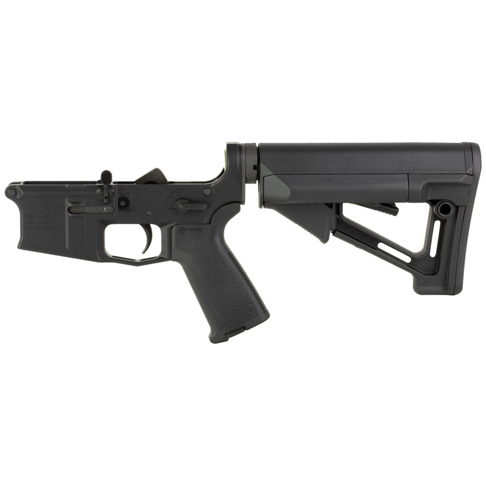 Image of Aero Precision M4E1, Complete Lower Receiver, Semi-automatic, 223 Remington/556NATO, Magpul STR Stock, Magpul MOE Grip, Anodized, Black APAR600103 with SKU: APAR600103
  Start your custom AR15 build with the exceptional M4E1 Complete Lower Rec...