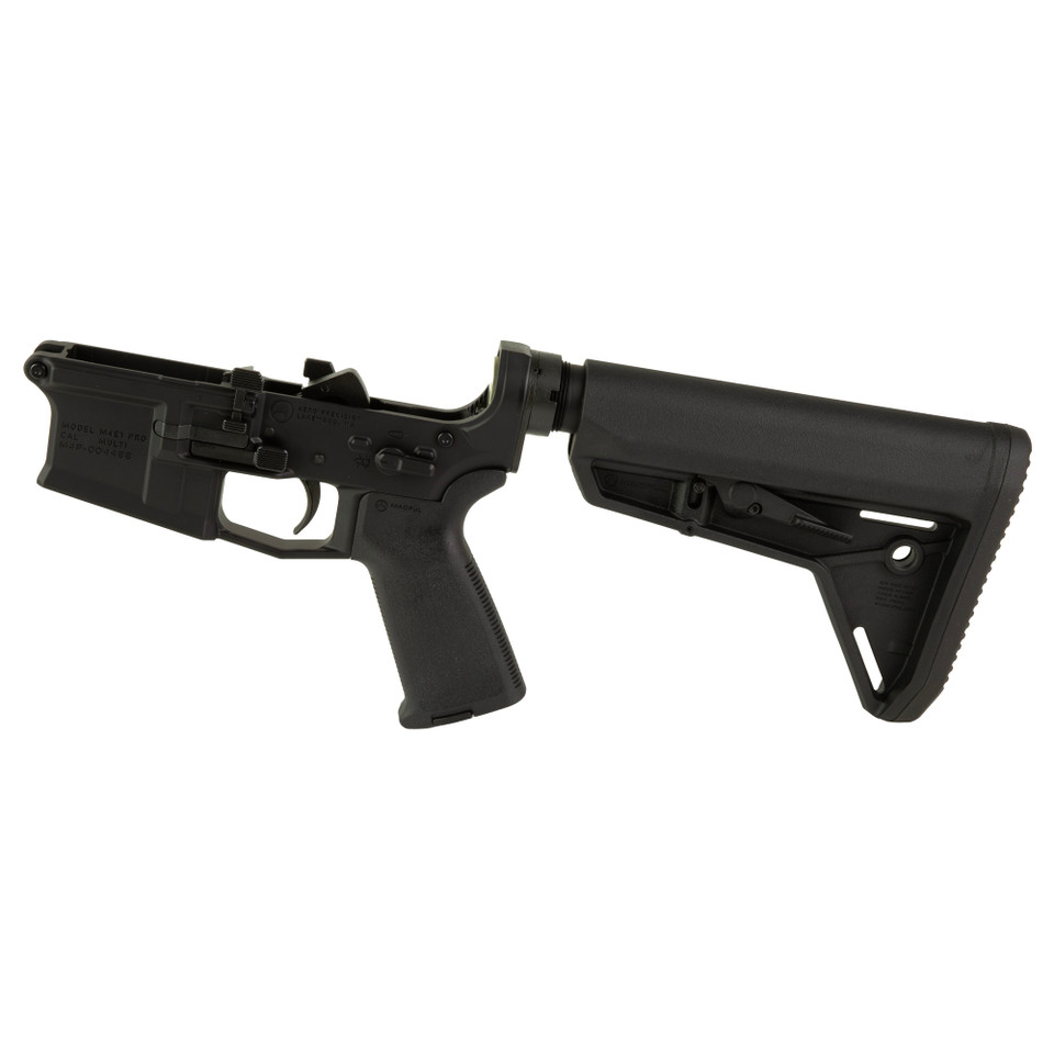 Image of Aero Precision M4E1 PRO, Complete Lower Receiver, Semi-automatic,223 Remington/556NATO, Anodized Finish, Black, Magpul MOE Grip, SL Carbine Stock APAR600194 with SKU: APAR600194
  M4E1 PRO Ambidextrous Lower Receiver
  Experience enhanced cont...