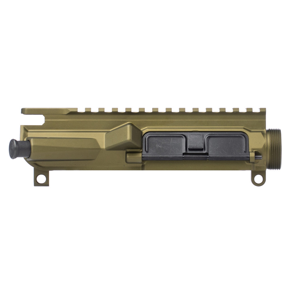 Image of Aero Precision M4E1, Assembled Upper Receiver, Anodized Finish, Olive Drab Green, Fits AR15 APAR700220AC with SKU: APAR700220AC
  The M4E1 Threaded Upper Receiver features a new angular machined design that helps it stand apart from standard m...