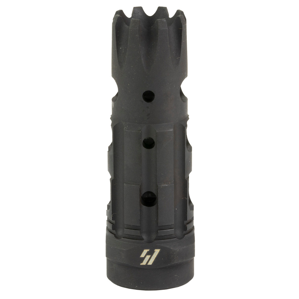 Image of Strike Industries Triple Crown, Compensator, 223 Remington/556NATO, 1/2x28, Black SI-TC-Comp-223-5.56 with SKU: SI-TC-COMP-223-556
  Dominate the range with the Strike Industries Triple Crown-Comp. Its innovative three-chamber design is engine...