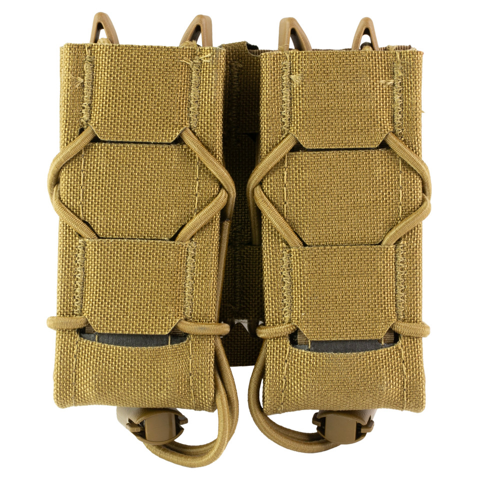 Image of High Speed Gear TACO GEN 2, Magazine Pouch, Fits (2) Pistol Magazines, Nylon/Thermoplastic Construction, Coyote Brown 24PT02CB with SKU: HSGI24PT02CB
  The Generation 2 Double Pistol TACO is sleeker, lighter, and more versatile than the origin...