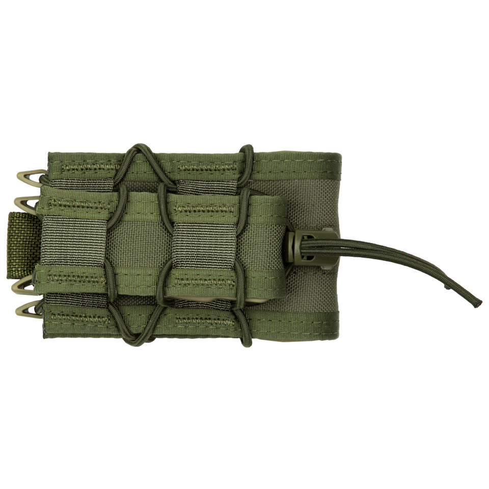 Image of High Speed Gear Double Decker TACO, Dual Magazine Pouch, Molle, Fits (1) Rifle Magazine and (1) Pistol Magazine, Hybrid Kydex and Nylon, Olive Drab Green 11DD00OD with Lightweight Stacked TACO Pouch - Versatile MOLLE Magazine Carrier
  SKU: HS...