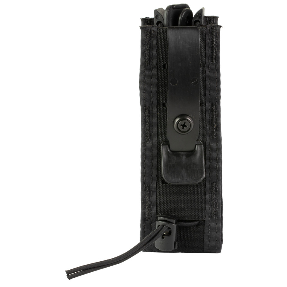 Image of High Speed Gear Duty TACO, Magazine Pouch, Fits (1) Extended Pistol/SMG Magazine, Nylon Construction, Black 41EX00BK with SKU: HSGI41EX00BK
  The Duty line of TACOs functions the same as the originals, but feature sleeker fronts and hidden bun...