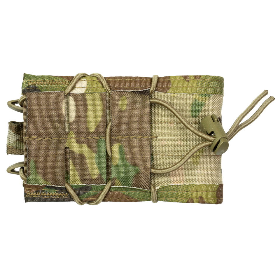 Image of High Speed Gear Rifle TACO, Single Magazine Pouch, MOLLE, Fits Most Rifle Magazines, Hybrid Kydex and Nylon, Multicam 11TA00MC with SKU: HSGI11TA00MC
  This unique pouch can securely hold most rifle caliber magazines, including 5.56mm, 7.62x39...