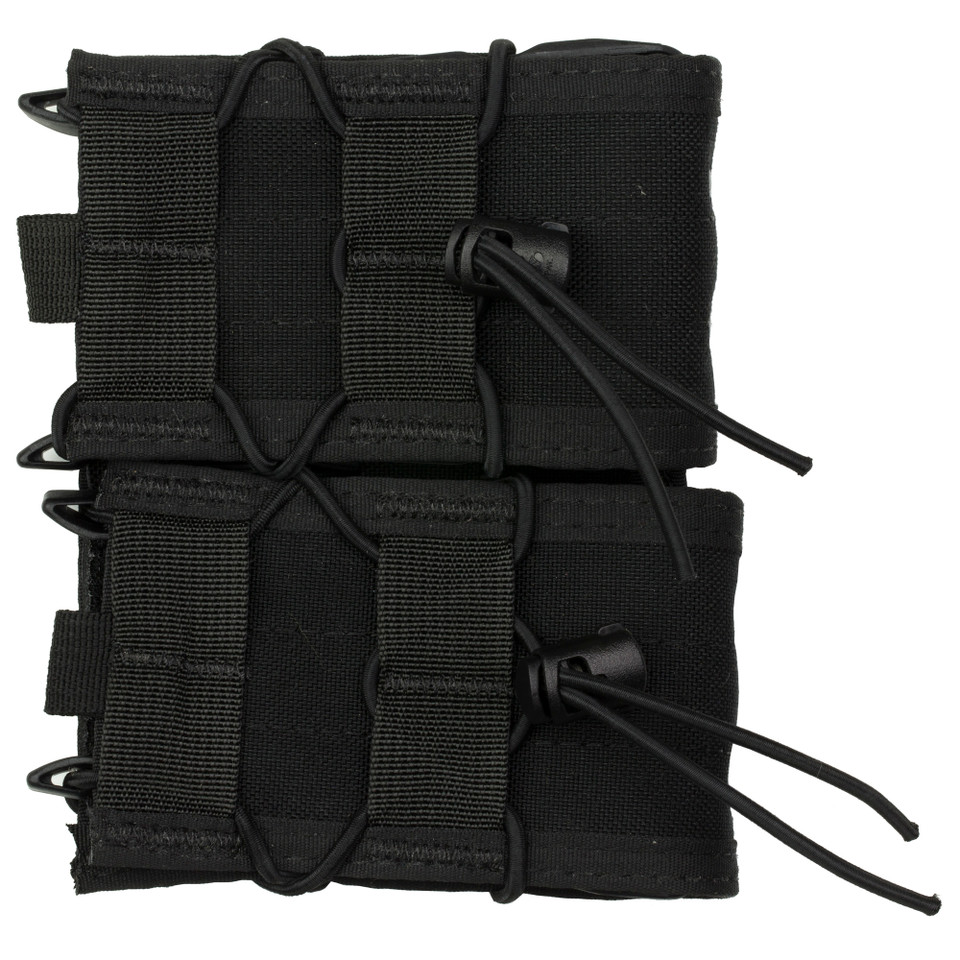 Image of High Speed Gear Double Rifle TACO, Dual Magazine Pouch, Molle, Fits Most Rifle Magazines, Hybrid Kydex and Nylon, Black 11TA02BK with SKU: HSGI11TA02BK
  This pouch will keep two rifle magazines secure and readily available. The two rifle TACO...