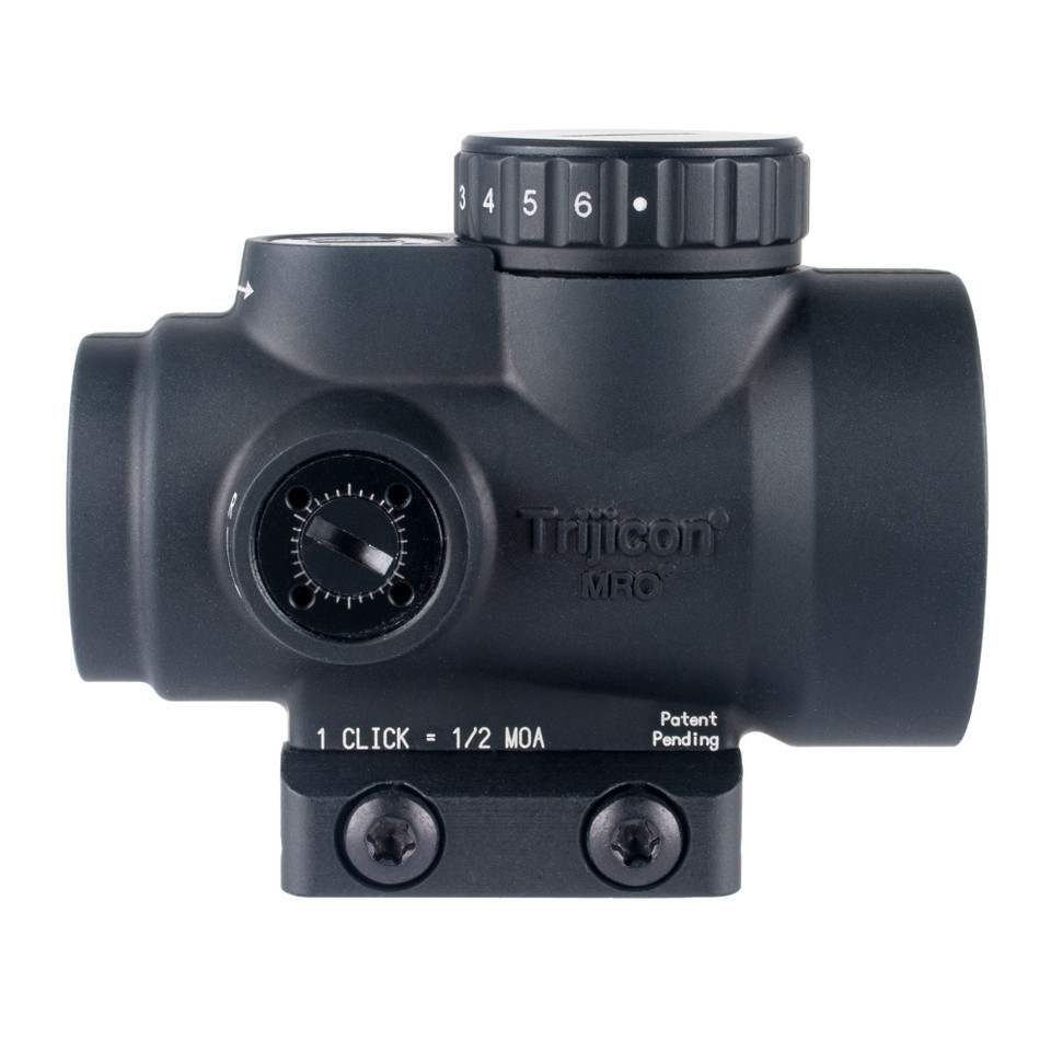 Image of Trijicon MRO SD 2MOA Red Dot - includes Low Mount - in Black with SKU: TR2200301
  Experience lightning-fast target acquisition with the Trijicon MRO (Miniature Rifle Optic) SD. This robust, sealed miniature reflex sight is engineered for supe...