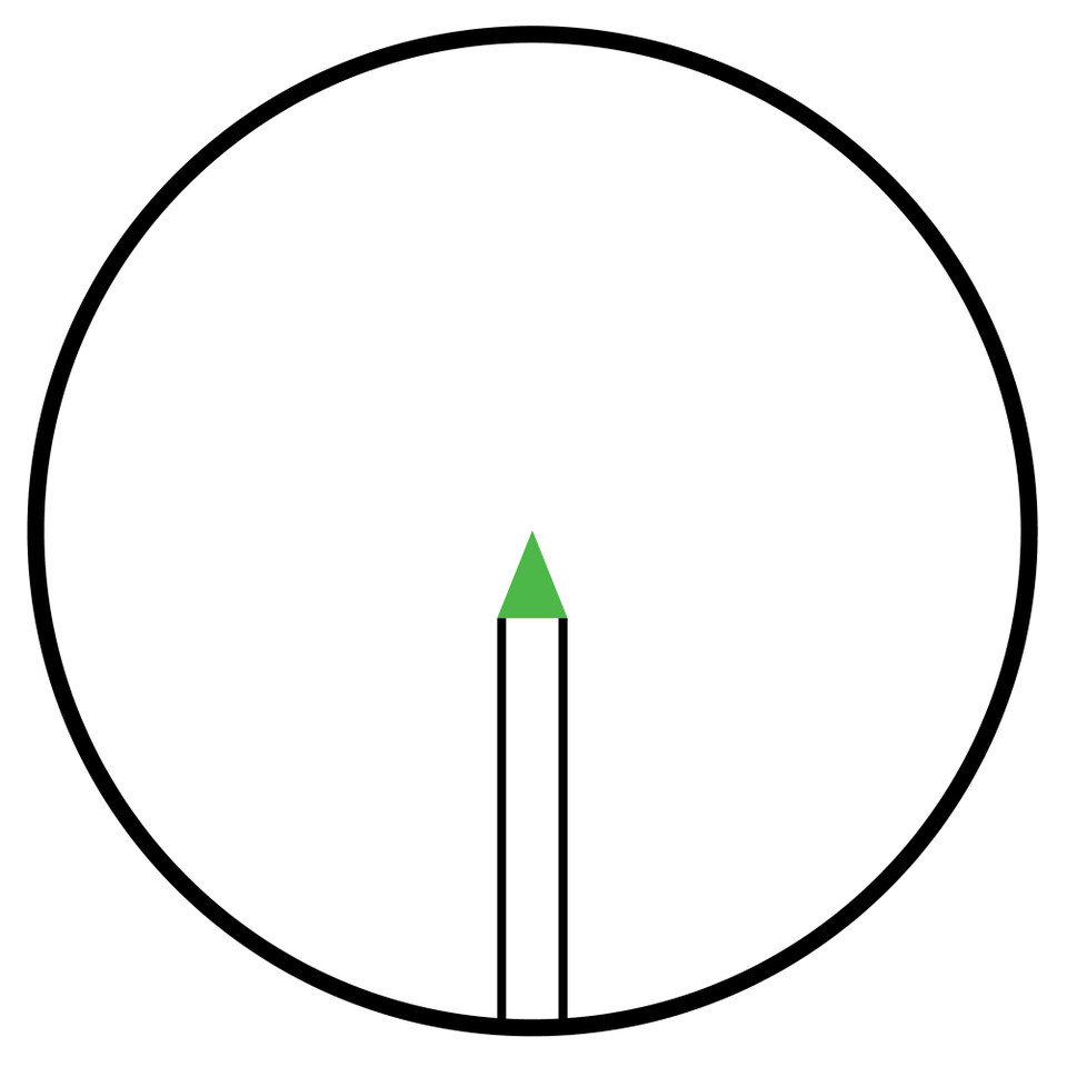 Image of Trijicon AccuPoint 3-9X40mm, Green Triangle Reticle, Matte Finish TR20G with Product: Trijicon AccuPoint Variable Riflescope
  SKU: TRTR20G
  Elevate your shooting experience with the Trijicon AccuPoint, a premium variable-powered riflescope e...