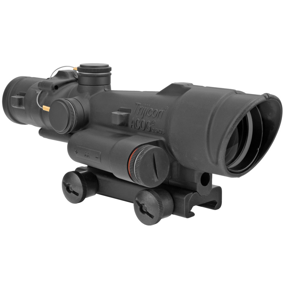 Image of Trijicon ACOG 3.5X35mm Riflescope Green LED Illuminated, .223 Chevron Reticle, With TA51 Mount TA110-C-100492 with SKU: TRTA110-C-100492
  Elevate your tactical readiness with the legendary Trijicon ACOG (Advanced Combat Optical Gunsight). Thi...