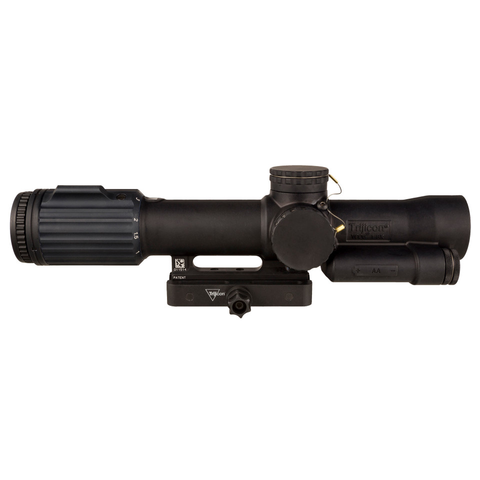 Image of Trijicon VCOG 1-8x28mm First Focal Plane (FFP), Illuminated MRAD Red Crosshair/Dot, Inlcudes Q-LOC Mount, Matte Finish, Black with SKU: TRVC18-C-2400014
  Trijicon VCOG 1-8x28 Variable Combat Optical Gunsight
  Experience unparalleled precisio...