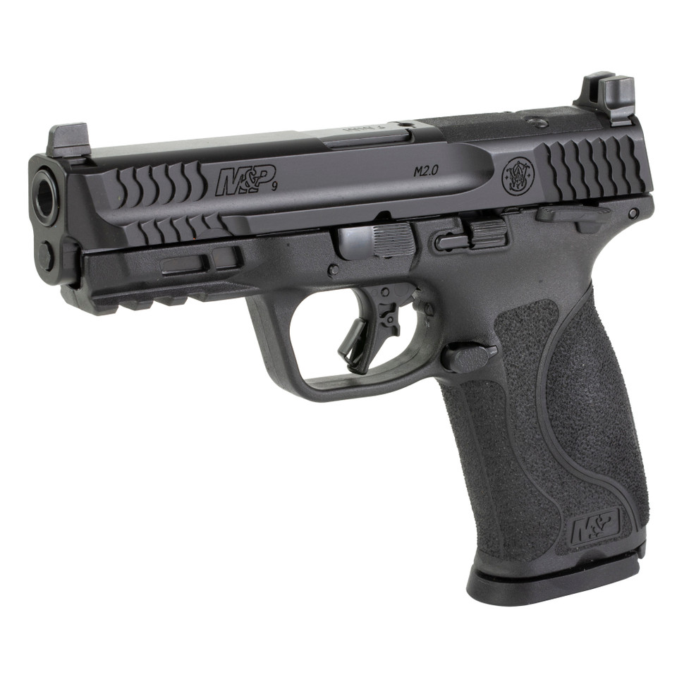 Image of S&W M&P M2.0 9MM 4.25" 17RD Thumb Safety Optics Ready - In Black with SKU: SW13567
  Experience the next generation of personal, sporting, and professional firearms with the M&P M2.0 pistol. This innovative platform redefines performance with ...