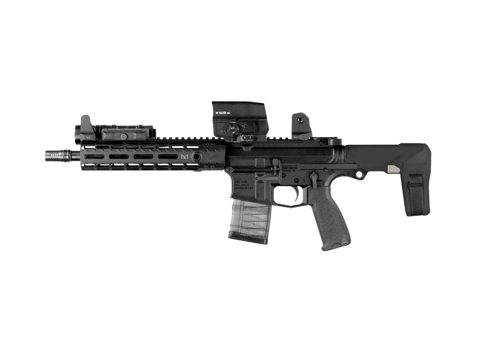 The HBPDW™ Pistol Brace by Q® offers a compact, lightweight, 3-position adjustable design for AR-15 builds. Compatible with mil-spec lowers. Made in the USA.