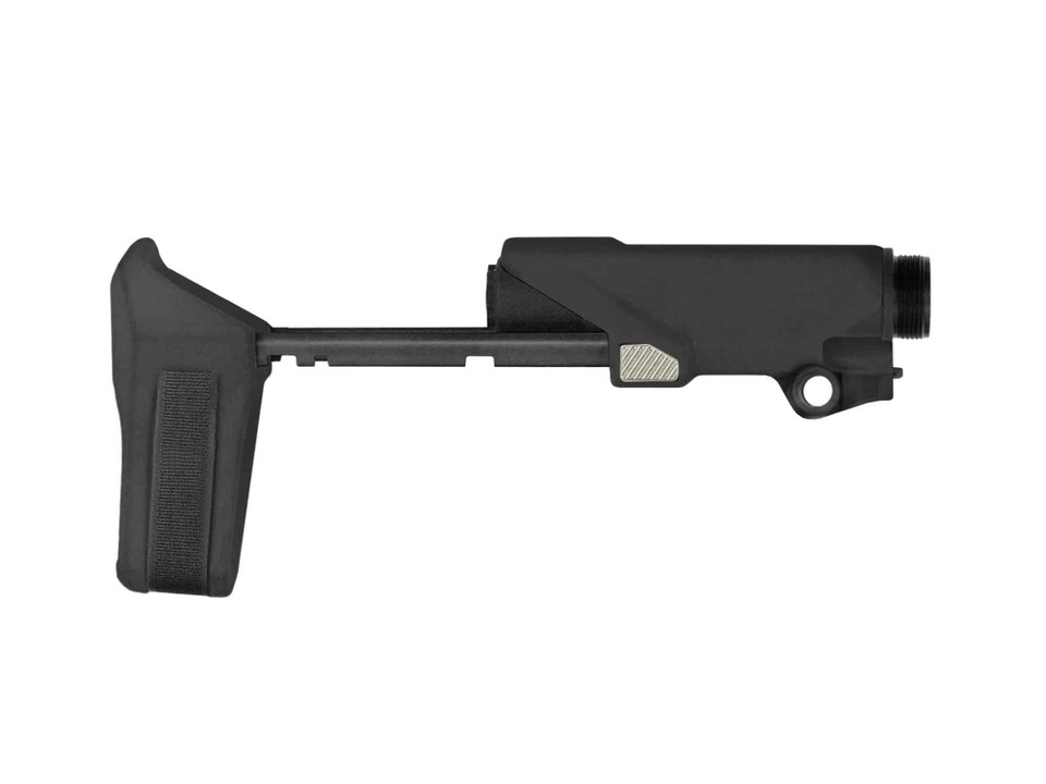 The HBPDW™ Pistol Brace by Q® offers a compact, lightweight, 3-position adjustable design for AR-15 builds. Compatible with mil-spec lowers. Made in the USA.