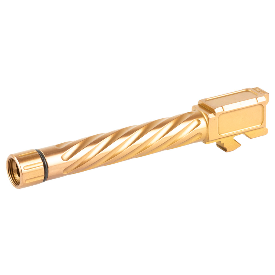 Image of Shadow Systems Match Grade 5" DR Models Threaded Spiral Fluted Barrel - Bronze with SKU: SS-SG9CL-00-03TSPL-BRZ
  Elevate your firearm's performance with this premium Shadow Systems barrel, engineered for enhanced accuracy and unwavering relia...