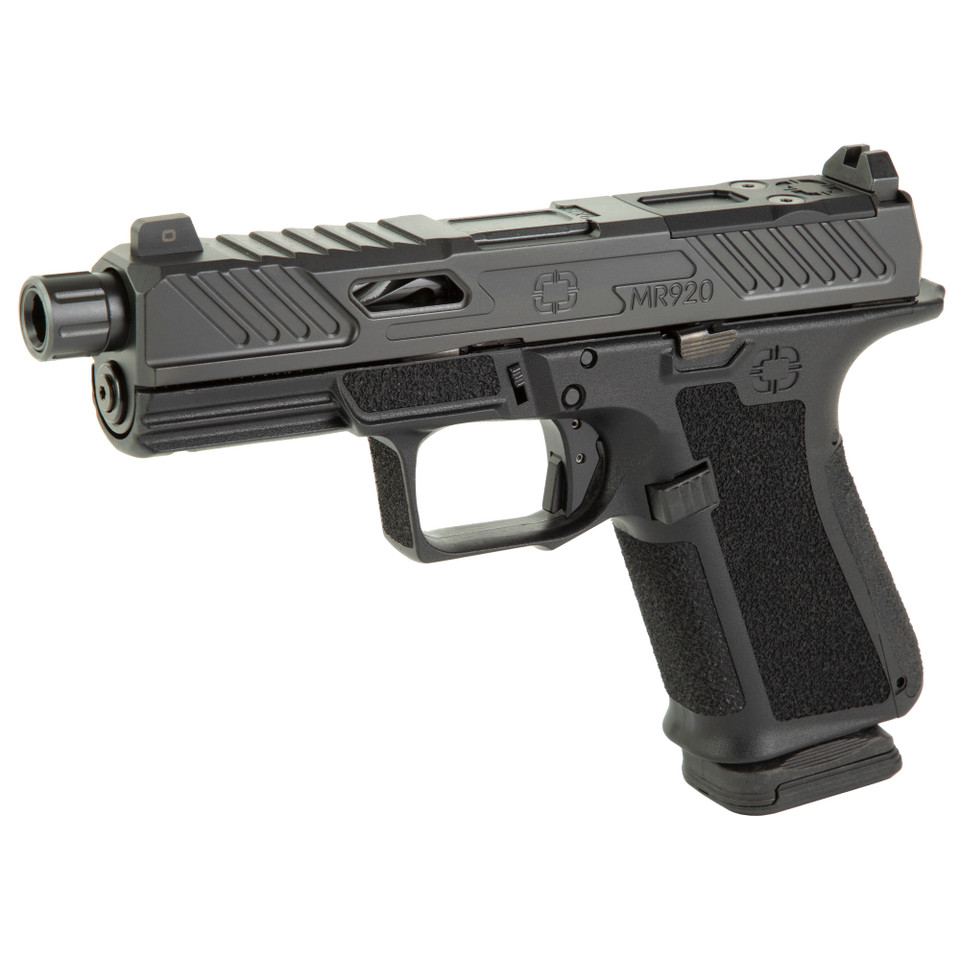 Image of Shadow Systems MR920 Elite 9MM 4.5" Spiral and Fluted Threaded Barrel - Black with SKU: SS-1010
  Discover the revolutionary MR920, a compact pistol engineered for unparalleled performance and compatibility. Designed to seamlessly integrate wi...