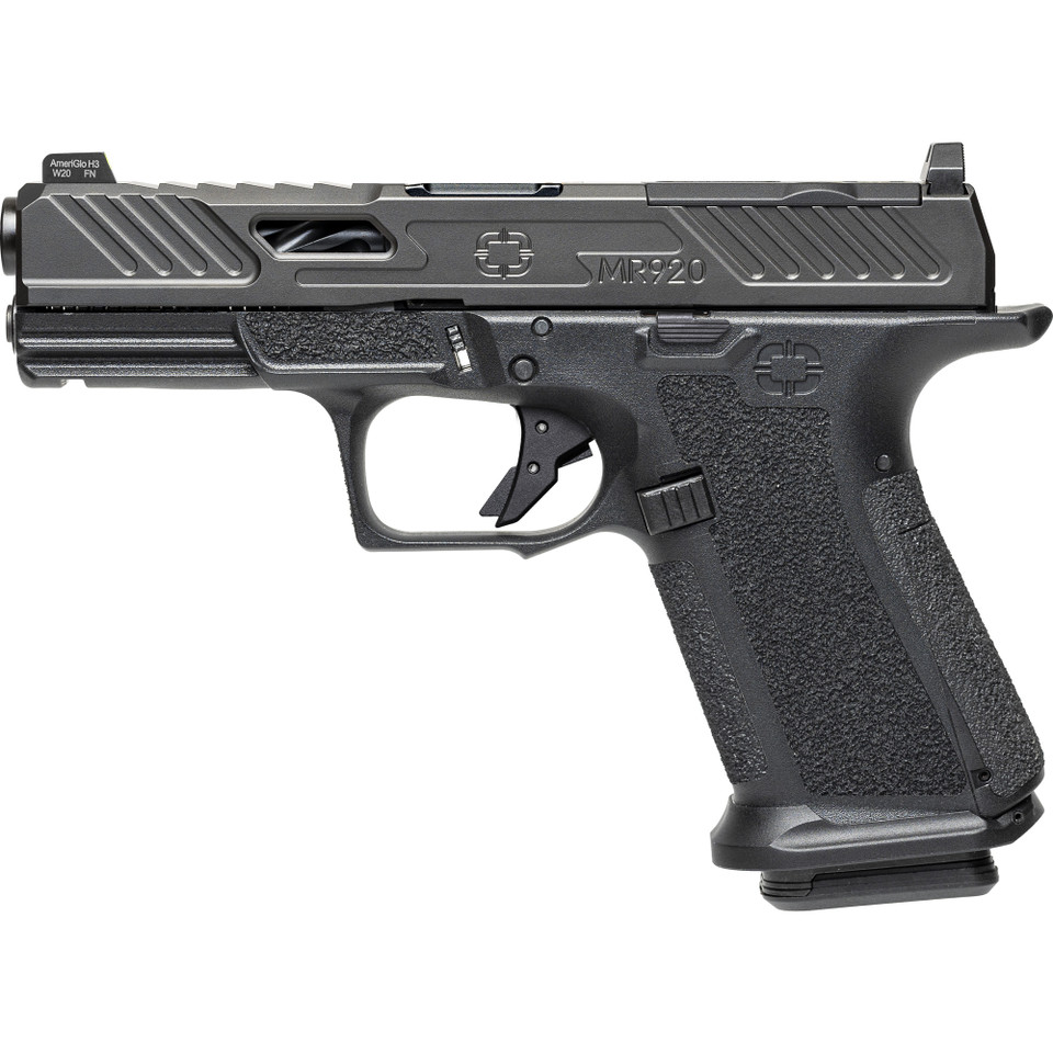 Image of Shadow Systems MR920 Elite 9MM 4" Black Spiral and Fluted Barrel 15RD with SKU: SS-1012
  Discover the MR920, a compact powerhouse engineered for versatility and compatibility. This feature-packed pistol seamlessly integrates with your existin...