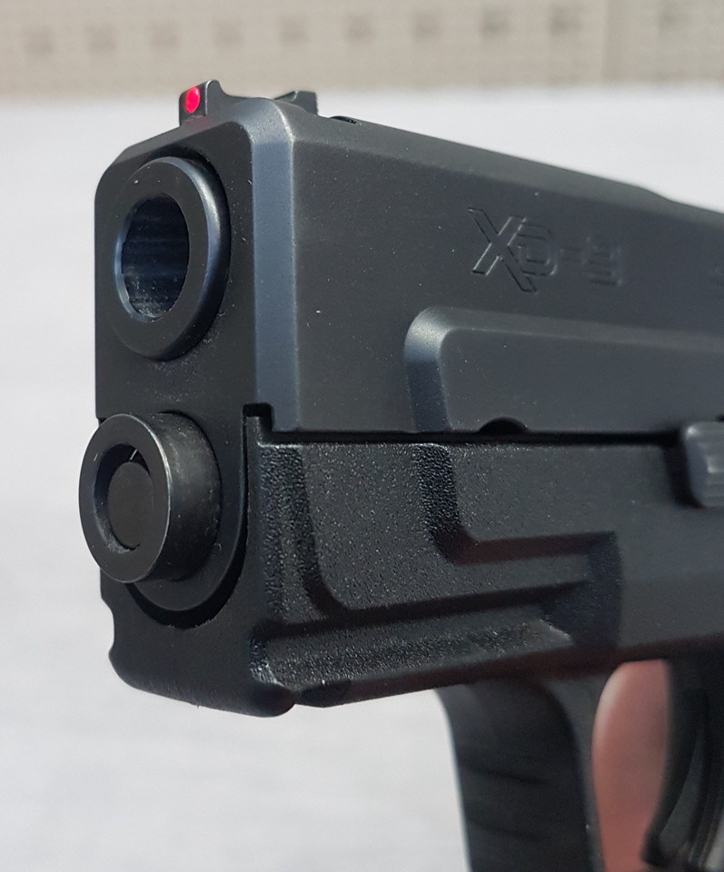 DPM Mechanical Recoil Reduction System for Springfield XD(M) 3.8” (.45 ACP) - Slide Extended, direct-fit captured guide rod with spring plug and two external springs. Reduces recoil, protects slide/frame, and improves follow-up shots. Lifetime warranty.