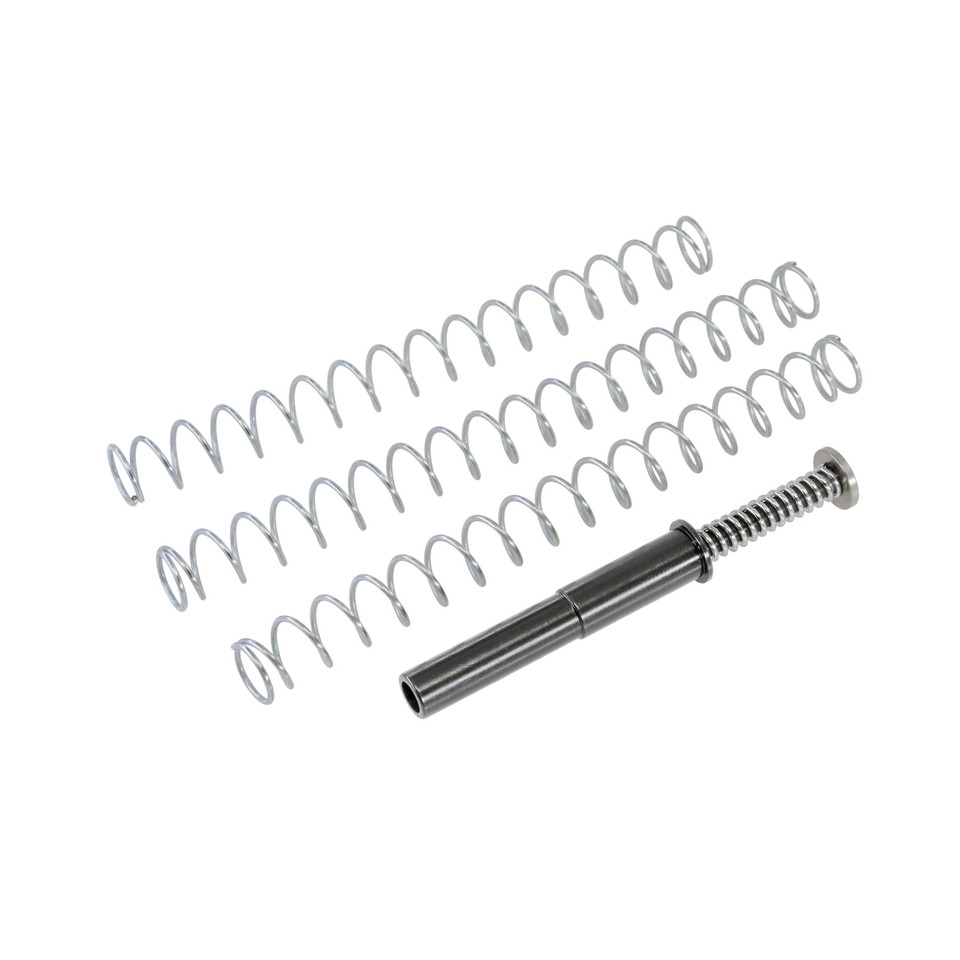 DPM Mechanical Recoil Reduction System for S&W M&P Shield M2.0 4” Performance Center & Shield Plus Carry Comp drop-in multi-spring recoil rod that smooths slide travel, reduces felt recoil, and improves follow-up shots. Tunable springs, lifetime warranty.