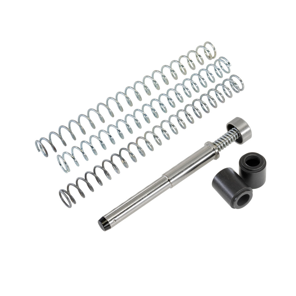 DPM Mechanical Recoil Reduction System for Springfield XD-M Elite OSP (4.5" threaded & 5.25") — 6 adjustable settings with 2 plugs and 3 springs. Reduce recoil, protect slide & improve follow-up speed. Lifetime warranty.