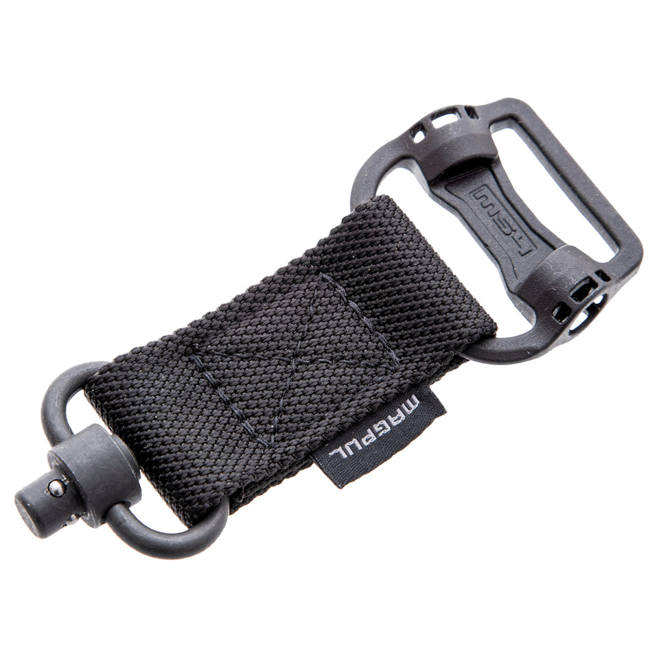 Image of MAGPUL MS1 SINGLE POINT DUAL ADAPTER BLACK with Product SKU: MPIMAG519-BLK
 Enhance your tactical setup with this versatile sling adapter. Designed for seamless integration, it allows for effortless conversion between two-point and one-point s...