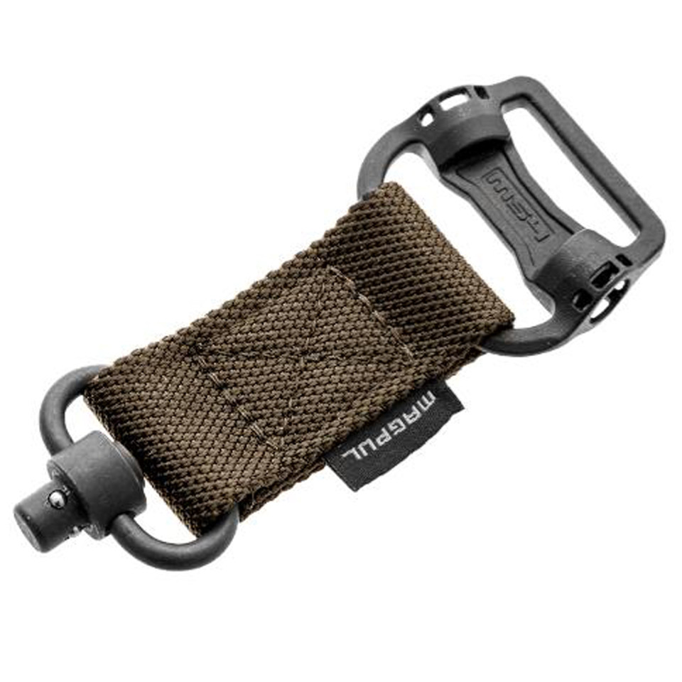 Image of MAGPUL MS1 SINGLE POINT DUAL ADAPTER COYOTE with SKU: MPIMAG519-COY
  Enhance your tactical versatility with this premium sling conversion. Seamlessly transition between two-point and one-point configurations by combining it with the MS1 Sling...