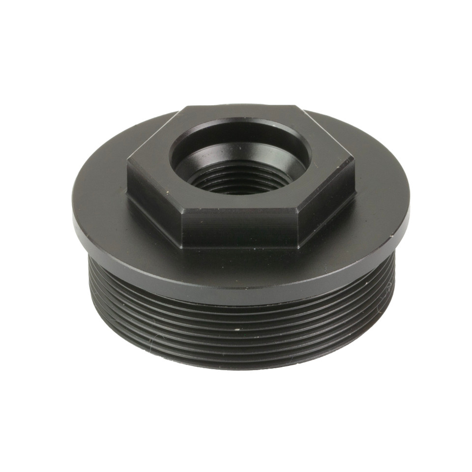 Image of CMMG ZEROED HUB Mount Direct Thread 1/2X28 Black with SKU: CMMG11DB017
  Experience streamlined suppressor attachment with the CMMG Direct Thread Mount. This mount offers a straightforward solution for direct threading your suppressor onto fir...