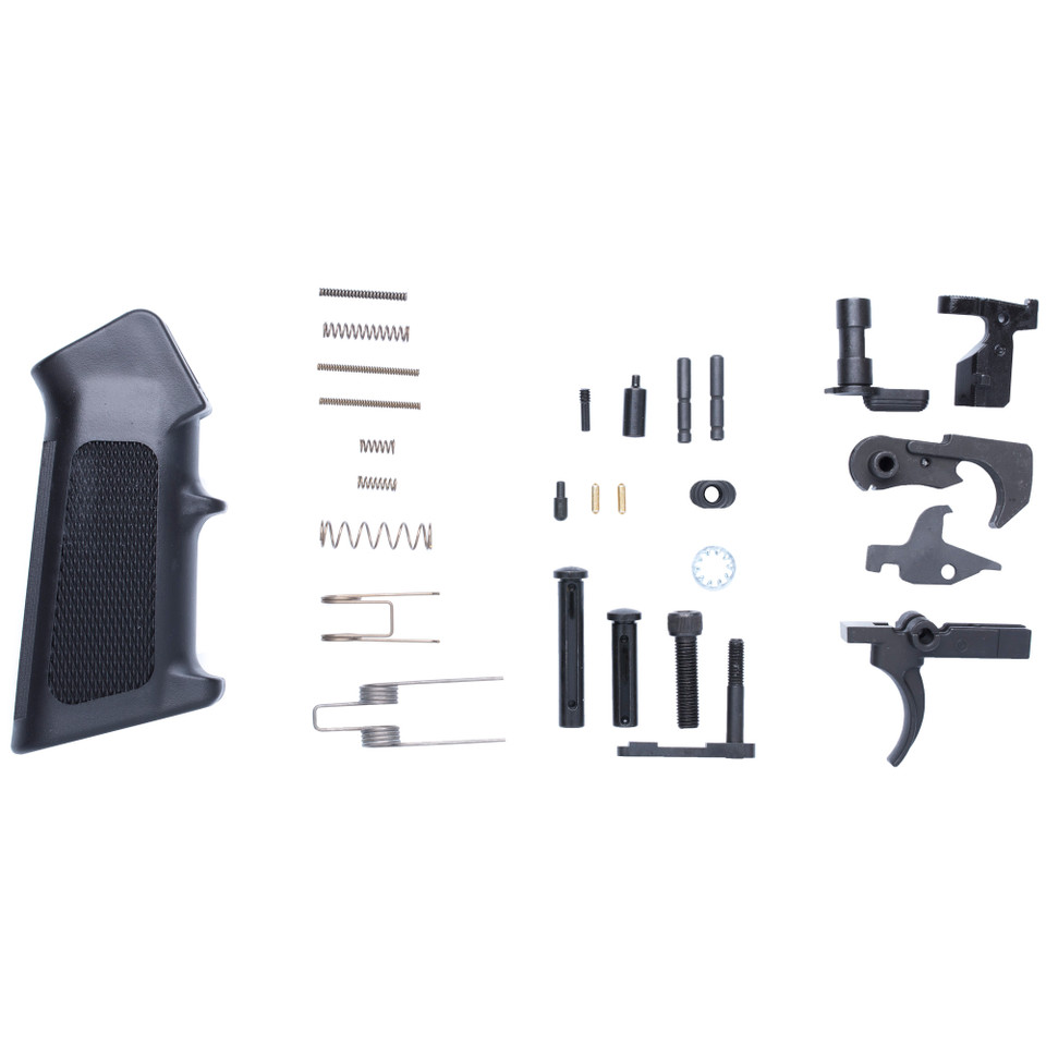 Image of CMMG Lower Receiver Parts Kit 308 Winchester - Black Finish with SKU: CMMG38CA6DC
  Kickstart your next tactical build with this comprehensive CMMG Mk3 Lower Parts Kit. Designed to provide all the essential components for your firearm project,...